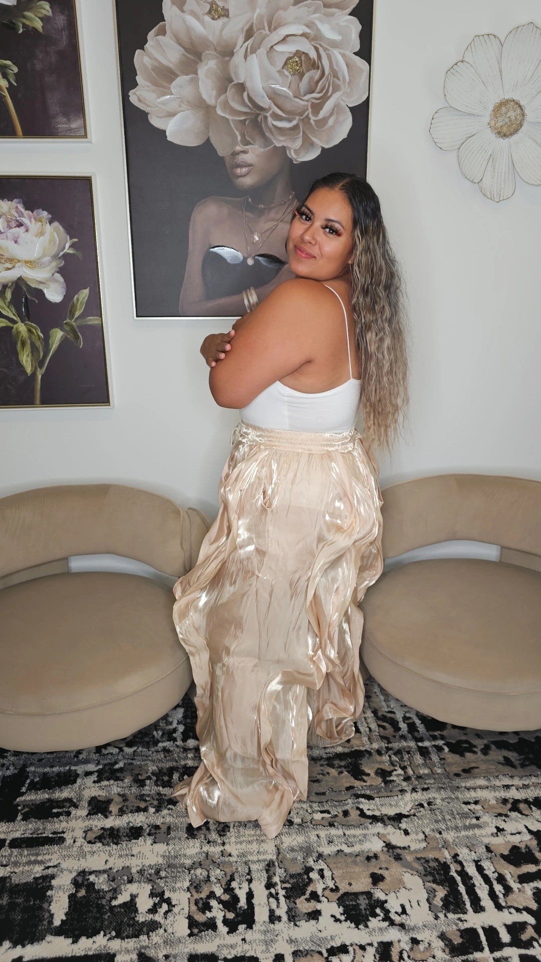 Sandy Waves Pants Plus (Oversized Look and Tall Girl Friendly)