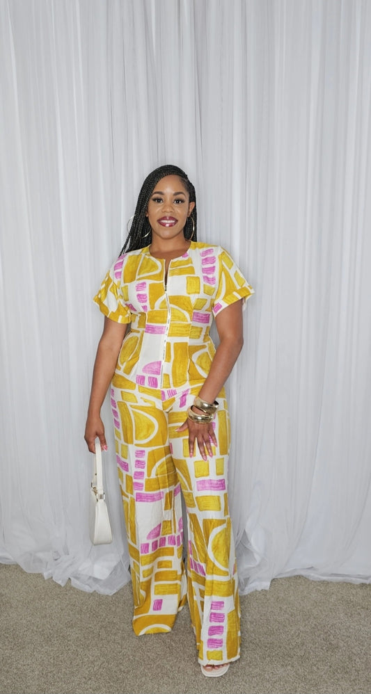 Chasity Tropics Jumpsuit (True to Size)