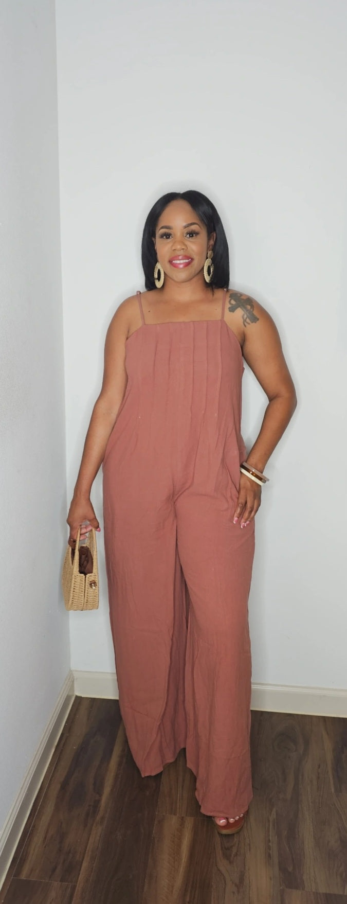 The Christine Jumpsuit Rust