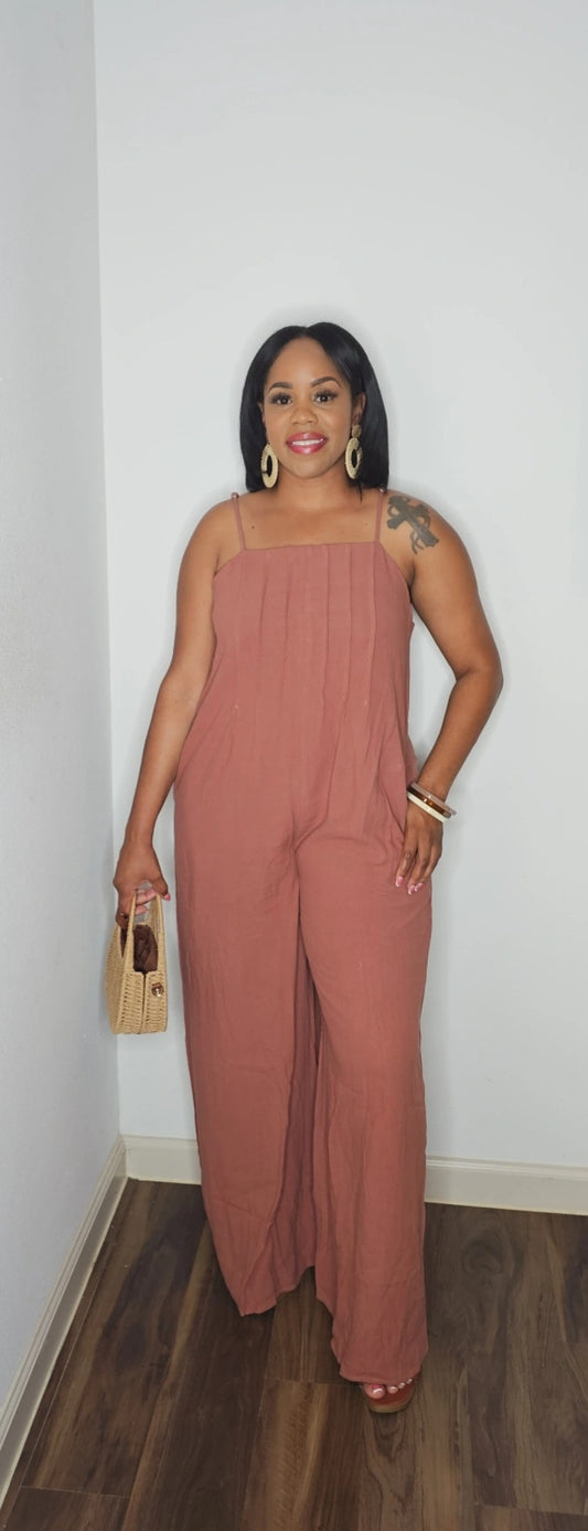 The Christine Jumpsuit Rust